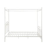 Christopher Knight Home® - Noble House - Earhart Traditional Iron Canopy Queen Bed Frame