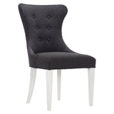 Bernhardt Silhouette Side Chair in Dark Fabric 307547