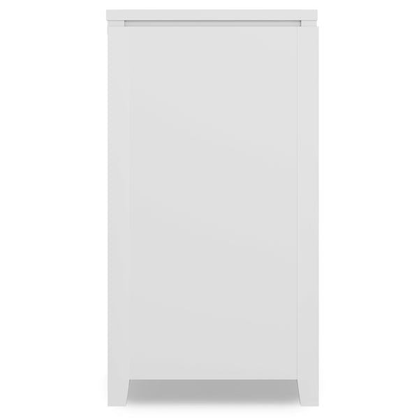 English Elm Cosmopolitan - Contemporary White Sideboard Buffet With Generous Storage & Modern Design Features B136P158549