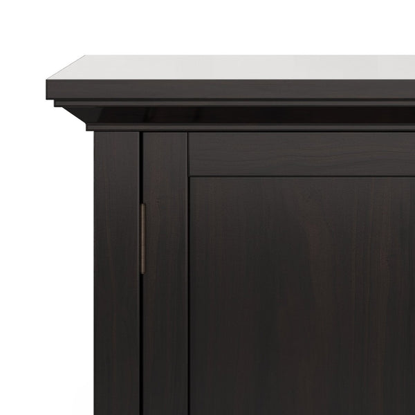 English Elm Redmond Low Storage Cabinet - Handcrafted Hickory Brown With Adjustable Shelves For Any Room B136P159527-GIGA