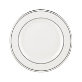 Federal Platinum Butter Plate - Elegant Porcelain with Lustrous Platinum Trim, Dishwasher Safe, Chip Resistant