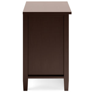 English Elm Warm Shaker 24-Inch Wide Solid Wood Nightstand In Russet Brown – Stylish Storage For Any Room! B136P159740-GIGA