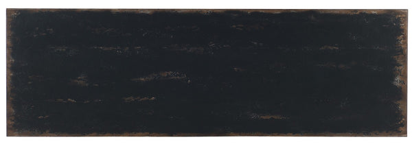 Hooker Furniture Ciao Vintage-Inspired Five-Drawer Bureau With Multi-Layered Black Finish, Cedar-Lined & Felted Drawers 5805-90011-99