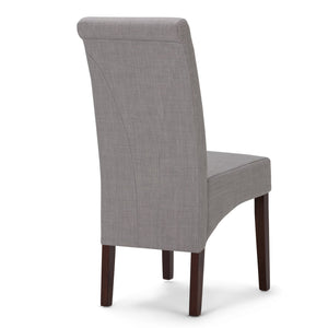 English Elm Avalon Deluxe Parson Dining Chair Set Of 2 - Soft Dove Grey Upholstery For Modern Comfort & Style B136P159802