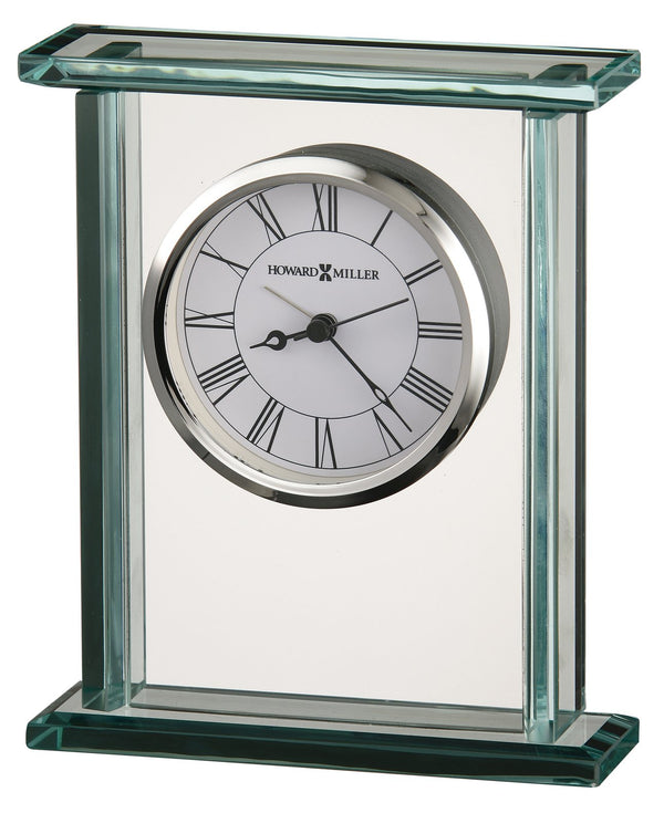 Hekman Furniture 645643 Howard Miller Carriage Table Clock With Beveled Glass & Roman Numerals - Elegant Décor Accent  Cooper Tabletop Clock 645643