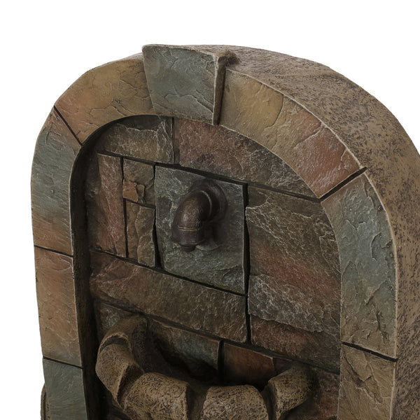 English Elm Christopher Knight Home® - 29" BAGWELL FOUNTAIN Outdoor Weather-Resistant Polyresin Roman Garden Waterfall Accent, 29" 71773.00SGRY