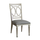 Zoey Wood Back Side Chair 2/ctn Silver P344260 Pulaski Furniture