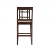 Christopher Knight Home® - Noble House - Mackinsey Brown Mahogany Acacia Counterstool with Beige Cushion