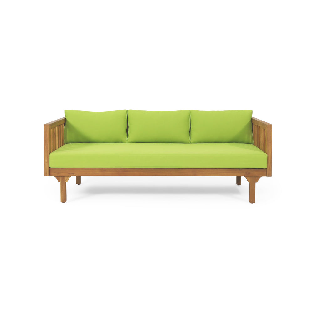 English Elm Christopher Knight Home® - Claremont 3 Seater Daybed – Stylish Acacia Wood Design With Water-Resistant Cushions For Comfort 66327.00GRN