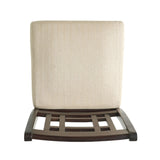 Christopher Knight Home® - Noble House - Mackinsey Brown Mahogany Acacia Counterstool with Beige Cushion