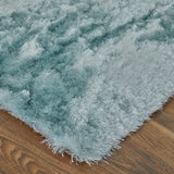 Feizy Rugs Indochine Plush Hand-tufted Polyester Shag Rug - Luxurious High Pile For Contemporary Spaces Blue,Silver Polyester 4944550flaq000f50