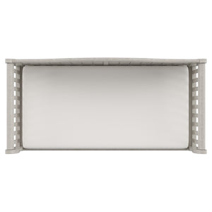 Homelegance By Top-Line Esteban Traditional Wood Slat Daybed Grey Rubberwood