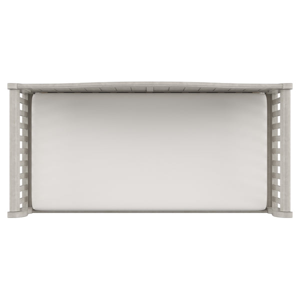 Homelegance By Top-Line Esteban Traditional Wood Slat Daybed Grey Rubberwood