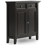 Amherst Entryway Storage Cabinet Hickory Brown B136P158351 Hearth and Haven