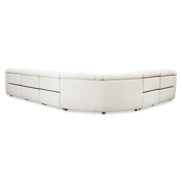 Bernhardt Bernhardt Stadium‑Scale 6‑Piece Power Motion Sectional — Plush Deep Upholstery, Hidden Controls, Modern Sculptural Design K2246