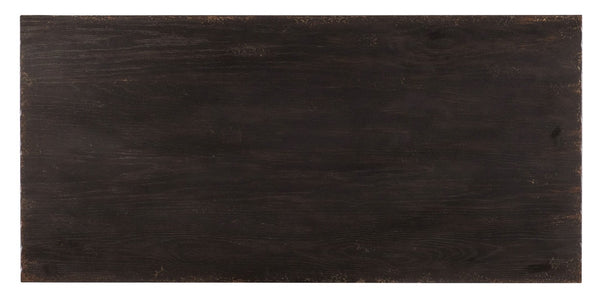 Hooker Furniture Americana Heirloom Six-Drawer Chest With Distressed Oak Finish, Cedar-Lined Drawer, Felt Liners And Scalloped Base Blacks 7050-90110-89