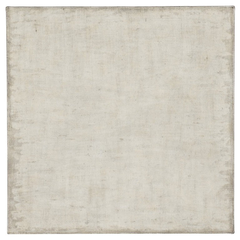 Hooker Furniture Boheme Grain Sack White Square Cocktail Table With Sculpted Legs, Plaster-Like Finish, 40" X40" 5750-80112-LTWD