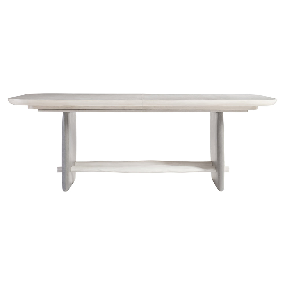 Bernhardt Bernhardt Walnut Sereno Dining Table With Sculptural Sasso Resin Base, 84" With 24" Leaf K1943