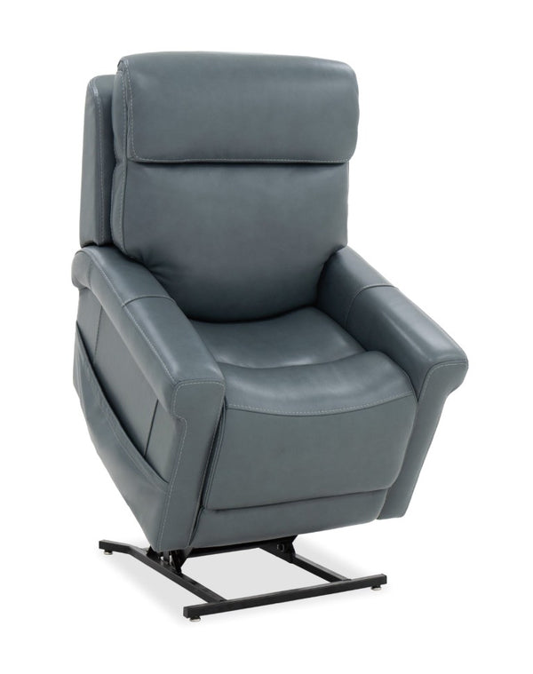 Hooker Furniture Locke Maverick Caribbean Top-Grain Leather Lift Chair With Power Recline, Headrest, Lumbar, Remote RC645-PHLL4-031
