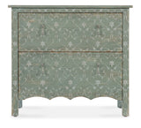 Americana Two-Drawer Accent Chest Green Americana Collection 7050-85008-351 Hooker Furniture