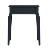 Homelegance By Top-Line Jessip 1-Drawer Wood Side Table Black Wood