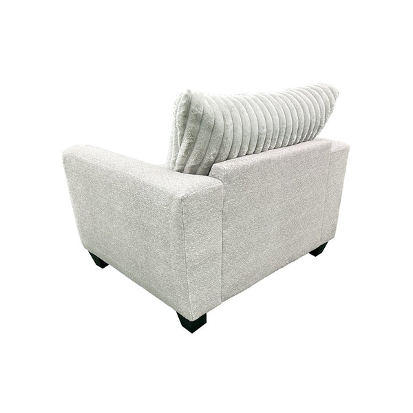 Porter Designs Porter Broadway Microfiber Chair - Luxurious Gray Comfort With Flared Arms For Cozy Relaxation Gray Fabric 01-207-03-6832