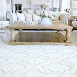 Orian Rugs My Texas House  Cotton Blossom Machine Woven Polypropylene Cottage/Country Area Rug Natural Polypropylene