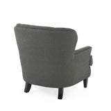 Christopher Knight Home® - Noble House - Tafton Tufted Grey Fabric Club Chair