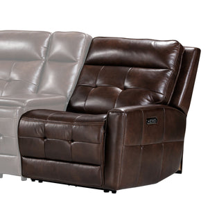 Parker House Parker Living Canterbury Power Armless Zero Gravity Recliner – Luxurious Comfort & Style Redefined Dark Brown 100% Leather ,Leather Match Mcan#811rphz-aco