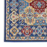 Nourison Grafix GRF31 Machine Made Power-loomed Narrow Border Indoor Only Bohemian Vintage Rug Multicolor, Multicolor 100% Polypropylene 99446472267