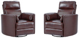 Parker Living Radius - Florence Burgundy - Powered By Freemotion Cordless Power Swivel Glider Recliner - Set of 2 Florence Burgundy MRAD#812GSP-P25-2-FBU Parker House