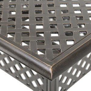 English Elm Christopher Knight Home® - ABIGAIL Outdoor Expandable Dining Table - Natural Acacia Top, Weather-Resistant Aluminum & Iron Base 60703.00