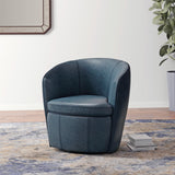 Parker Living Barolo - Vintage Navy 100% Italian Leather Swivel Club Chair - Set of 2 Vintage Navy SBAR#912S-2-VGNV Parker House