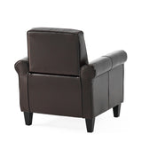 Christopher Knight Home® - Noble House - Isaac Tufted Brown Leather Club Chair