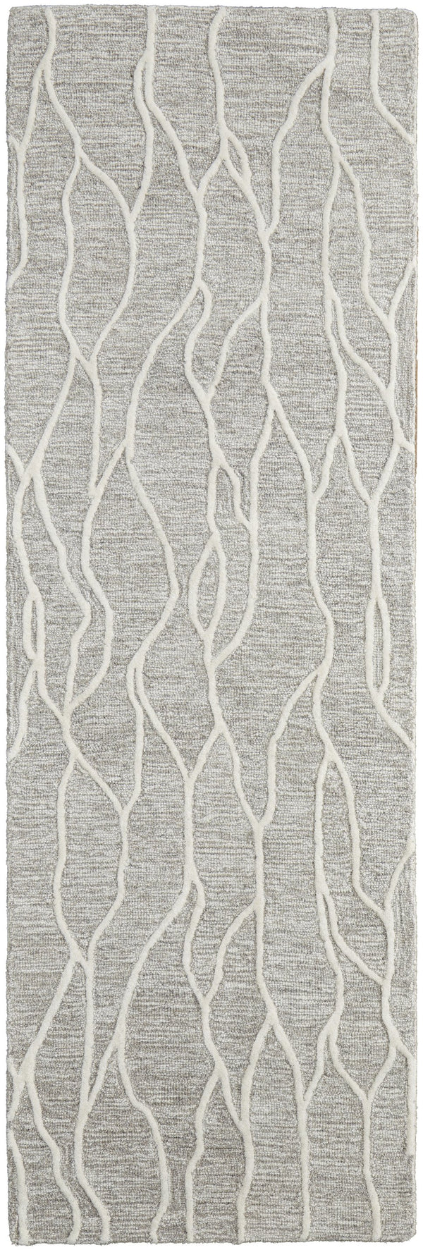 Feizy Rugs Enzo Hand-tufted Wool Rug - Chic Abstract Design, Stain-resistant, Durable For High Traffic Areas Taupe,Ivory Wool 7428734fivygryi6a