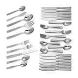 Reed & Barton Crescendo II 65-Piece Stainless Steel Flatware Set, Service for 12