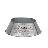 Christopher Knight Home® - Noble House - Laconia Metal Christmas Tree Collar, Antique Silver