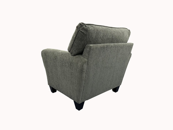 Porter Designs Reese Modern Upholstered Chair - Elegant Comfort For Your Contemporary Living Space Gray Fabric 01-207-03-2961