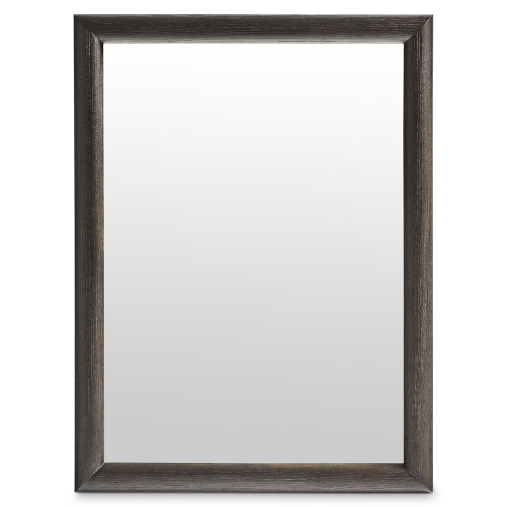 Bernhardt Bernhardt Geneve Wire-brushed Oak Wall Mirror with Warm Robor Finish for Modern Interiors 392332
