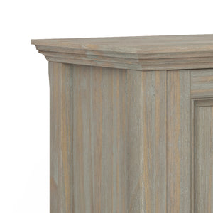 English Elm Amherst Low Storage Cabinet - Distressed Grey Finish, Versatile Design For Any Room, Handcrafted Charm B136P158341