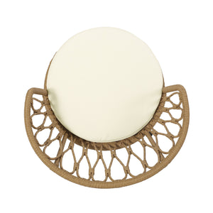 English Elm Christopher Knight Home® - TAVON Wicker Dining Chairs 2-Pack with Cushions, Light Brown PE Rattan, Hairpin Legs, Weather-Resistant Finish 71397.00