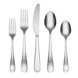 Cambridge Rhiannon 20-Piece Stainless Steel Flatware Set with Mirror Finish