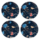 Lenox Sprig & Vine 4-Piece Accent Plate Set Blue, NAVY PORCELAIN 890729