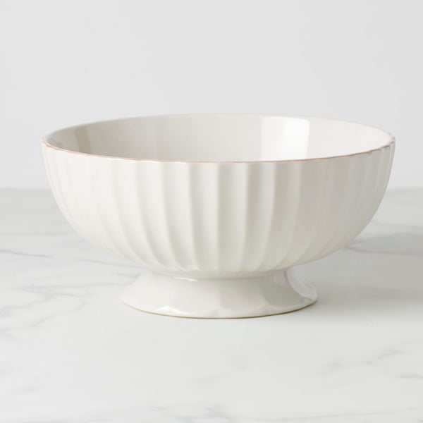 Lenox French Perle Scallop Centerpiece Bowl White, WHITE STONEWARE 894099