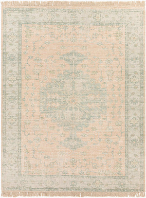 Surya Zainab Handmade 2' X 3' Area Rug - Traditional Cotton & Polyester Design For Timeless Elegance Camel Cotton,Polyester Zai2305-810