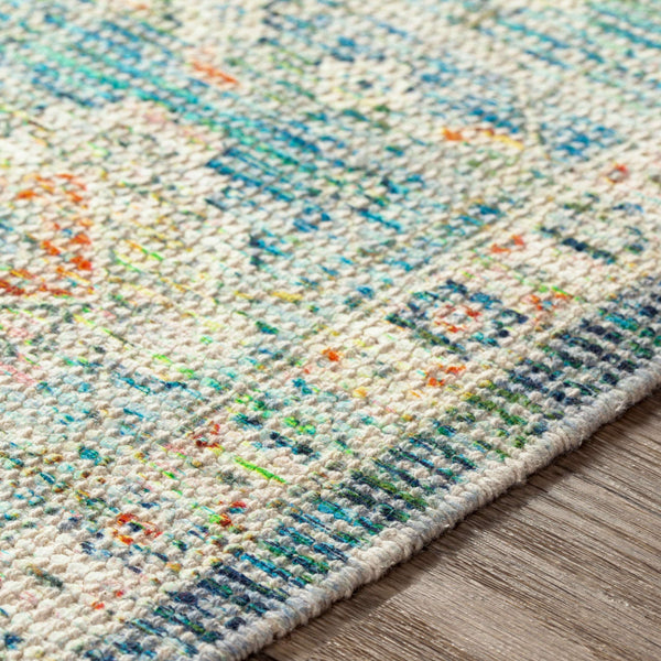 Surya Zainab Handmade 2' X 3' Area Rug - Traditional Cotton & Polyester Design For Timeless Elegance Ink Blue Cotton,Polyester Zai2309-234