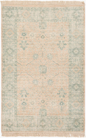 Livabliss Zainab Handwoven Flatweave Accent Rug with Fringe Cotton Blend Artisan Entryway Decor Camel, Ivory 2' x 3' ZAI2310-23