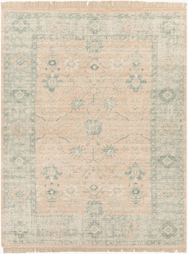 Livabliss Zainab Handwoven Flatweave Accent Rug with Fringe Cotton Blend Artisan Entryway Decor Camel, Ivory 8' x 10' ZAI2310-810