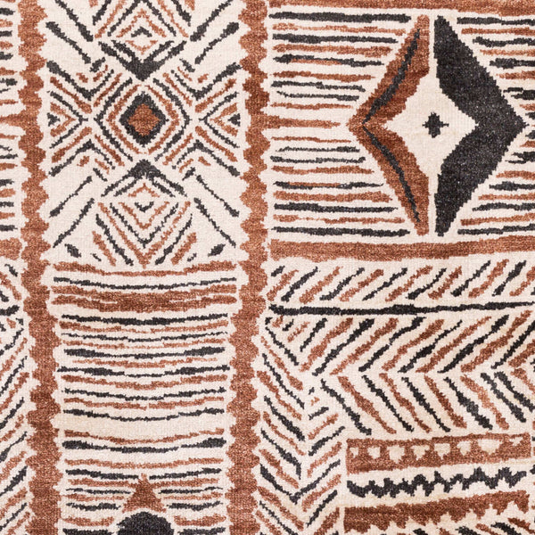 Surya Zambia Handmade Rug 2' X 3' - Timeless Design, Luxurious Wool & Viscose, Perfect For Any Room! Beige Viscose,Wool Zam1000-23