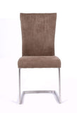 VIG Furniture Zane - Modern Brown Fabric Dining Chair (Set of 2) VGJCJD4146-BRN